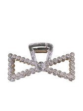 Rhinestone Embellished Bow Shaped Claw Hairclip NWOT