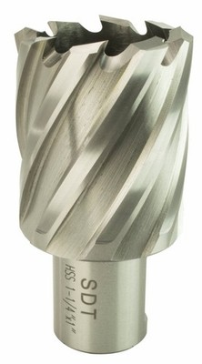 Steel Dragon Tools  1-1/4'' x 1'' HSS Annular Cutter with 3/4'' Weldon Shank