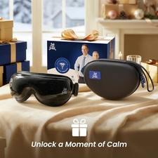Bob and Brad Ultra-Quiet Eye Massager Cooling Heated Eye Mask Eye Strain Relief