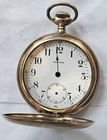 ANTIQUE 582 Waltham Pocket Watch 20 Year YGF FullHunter Nice No Dents Case 42 mm