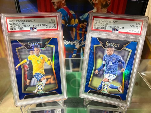 4 PSA Neymar Jr. Card Lot 2015 Blue PSA 10 + 9 + 2015 Yellow PSA 9 + 2018 PSA 9 - Picture 24 of 24