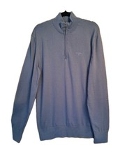 Barbour - Taines Blue Half Zip Jumper - Size S BNWT 100% Cotton