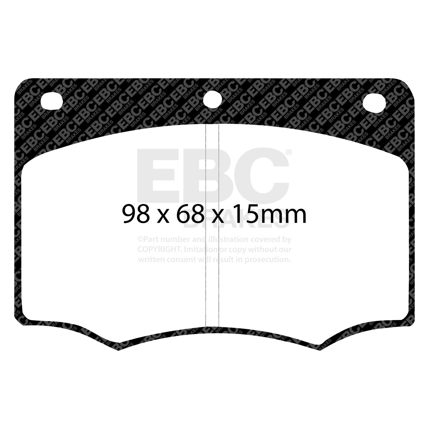 EBC DP2296 BRAKE PAD SET DISC BRAKE Front