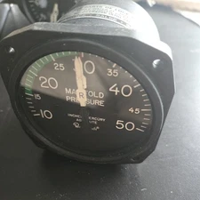 GARWIN MANIFOLD PRESSURE INDICATOR P/N 22-260-014 BEECHCRAFT P/N 50-380011-17