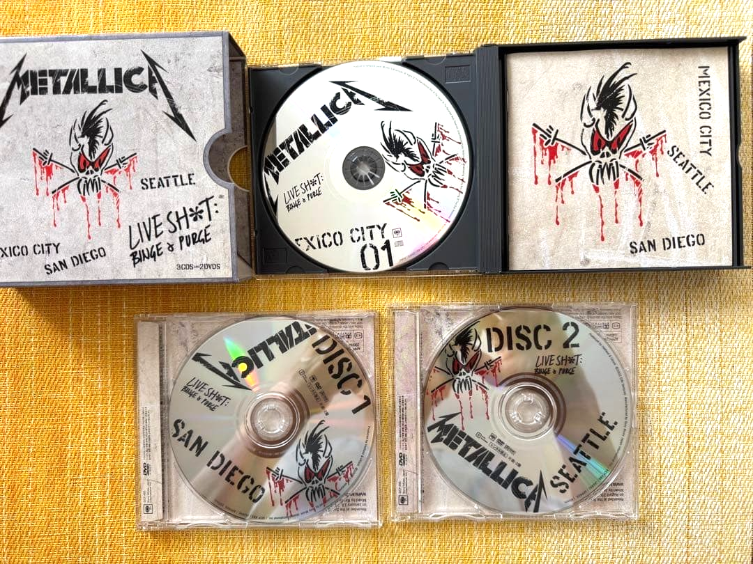 llica - Live Shit: Binge & Purge　限定盤 Live Shit Binge & Purge by Metallica (CD, Nov-2003, Smji) for sale