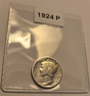 1924-P Mercury Silver Dime (N12)