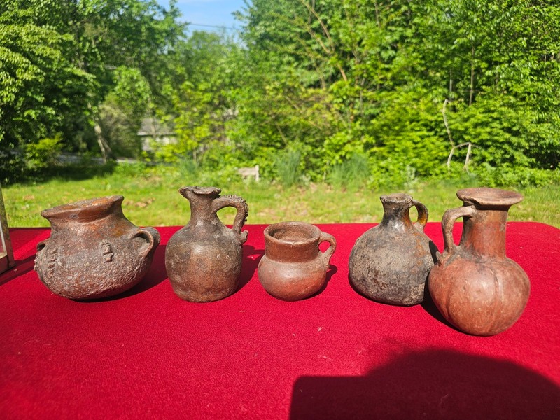 pottery very early ancient pots super rare