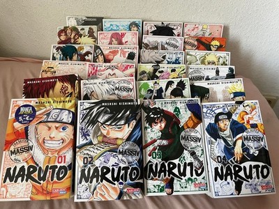 Naruto Massiv Komplett (1-24) Manga Sammlung