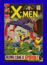 X-Men #35 - 1st App of Changeling - Dan Adkins Spider-Man Cover - 1967 - VF/NM