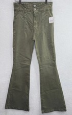 Free People We The Free Jayde Flare Jeans in Green Size 29 NWT