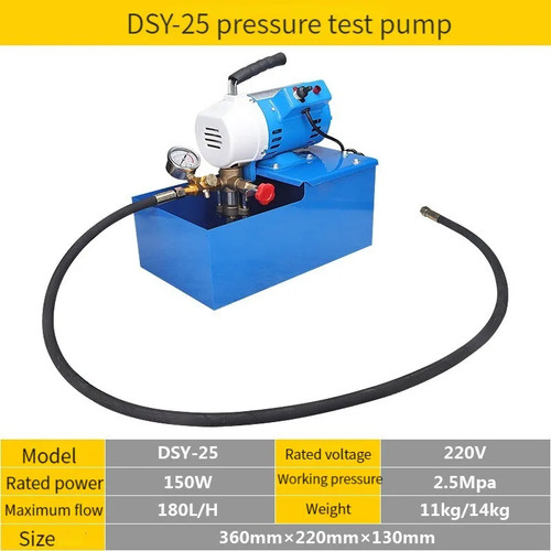 DSY-25 Portable Electric Water Testing Pump 2.5 Mpa Electric Pressure Pump - Picture 19 of 19