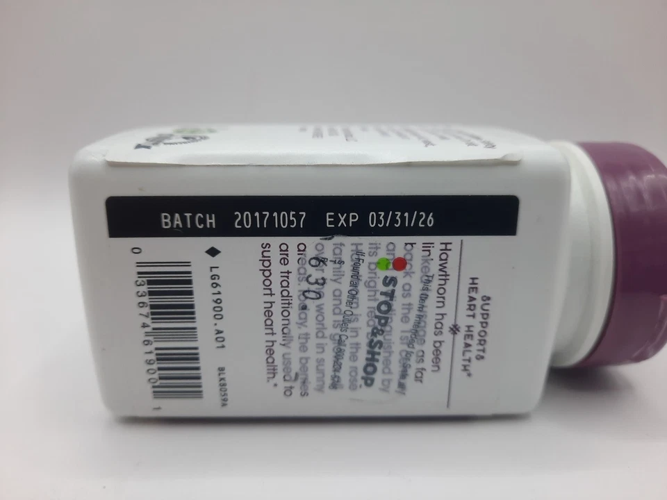 Extracto Premium de Espino Nature's Way 90 Cápsulas Veganas Apoya el Corazón EXP 03/2026 Foto 4 de 4