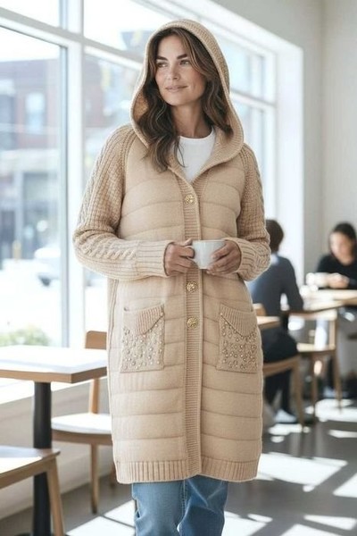 Women CELINE Sweater Beige 38