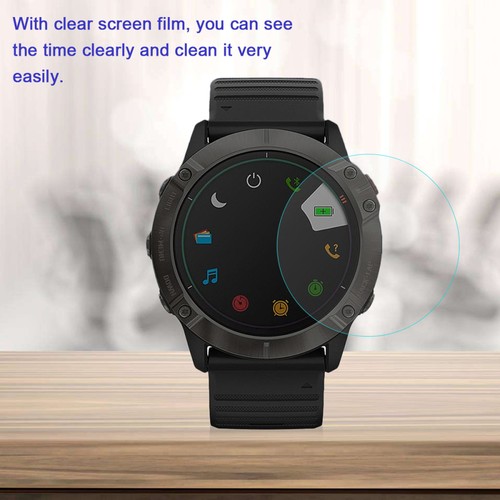 6 PCS Bildschirmschutz Runde Uhr Aus Gehärtetem Glas Bildschirmfilm Ansehen - 第 2/12 張圖片