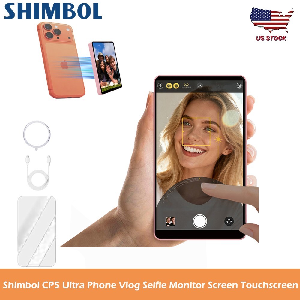 Shimbol CP5 Ultra Touchscreen Phone Vlog Selfie Monitor Screen Wireless Record