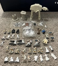 Vintage 1982 Micro Collection Hoth Bespin Lot of Figures At-At Kenner Star Wars