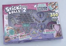 Sticki Rolls Series 2 Wearable Sticker Bracelets Kit   350 Stickers   New 