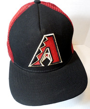 New Era Arizona Diamondbacks 9Fifty Burgandy Trucker Black Snapback Hat