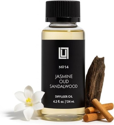 Aroma by Lulu - Jasmine, Oud & Sandalwood - Luxury Fragrance Oil for Waterles...