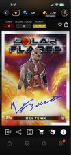 WWE Slam Rey Fenix Topps Cosmic Chrome Solar Flares Signature Legendary /50