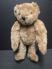 The Vermont Teddy Bear Company Plush Jointed Stuffed Bear 16 In Made In The USA