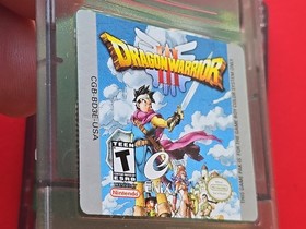 Dragon Warrior III 3 Nintendo Game Boy Color Authentic Saves RPG NES Classic!