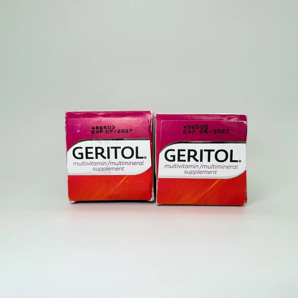 DOIS - Suplemento multivitamínico e mineral de vitaminas geritol 100 comprimidos validade - 27/05 - Imagem 3 de 4