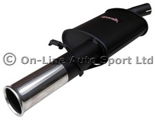 Ford Fiesta MK3 XR2i Sportex Exhaust Rear Silencer Box Single 3"