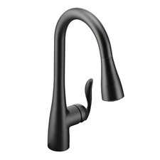Moen 7594BL Matte Black One-Handle Pulldown Kitchen Faucet