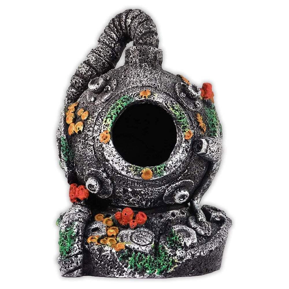 Aqua One Divers Helmet - Small Aquarium Fish Tank Decor Ornament