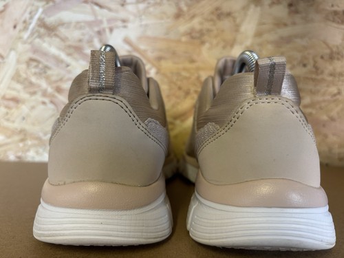 Skechers Women's Lite Weight Memory Foam Slip On Trainers Rose Gold Size 7 - 第 6/16 張圖片