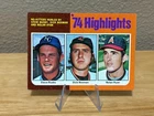 1975 NOLAN RYAN TOPPS VINTAGE HIGHLIGHTS MLB BASEBALL CARD #7 CALIFORNIA ANGELS
