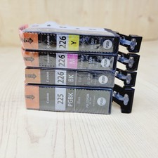 Genuine OEM Canon PG-225 Black  CL-226 Color Ink Lot Missing Cyan