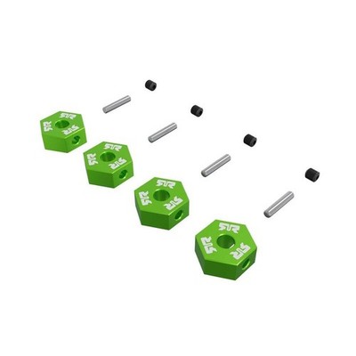 Arrma 3118 12mm Wheel Hex set (Metal) 4pcs- Green