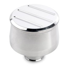 JEGS Billet Push In Breather with Ball Mill Top