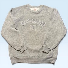 Vintage Northwestern Dad Sweatshirt Mens Large Gray Fleece College Rival USA 90s