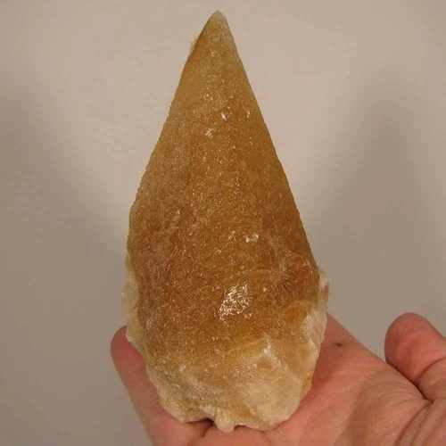 5.3" Yellow CALCITE Crystals Cluster - Tounfit, Morocco - 1.3 lbs.