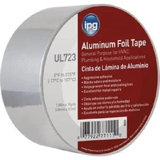 (1)-Intertape 2 In. x 10 Yd. UL723 Aluminum Foil Duct Tape ASTM 84 9200