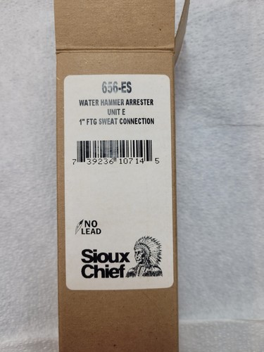 Sioux Chief 656-ES Hydra-Rester 1" MSWT Water Hammer Arrestor - Picture 3 of 5