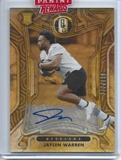 2022 Panini Gold Standard #155 RC Auto Autograph Jaylen Warren 172/199 Steelers