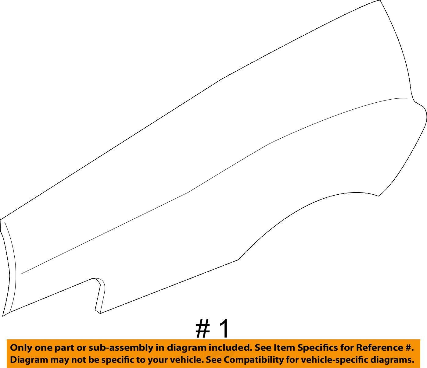 2011-2015 AUDI R8 CONVERTIBLE REAR LEFT QUARTER PANEL TEAK BROWN 427809605 OEM