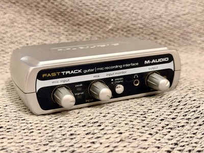 M-Audio Fast Track Guitar Instruments Mic Recording USB Digital Interface
