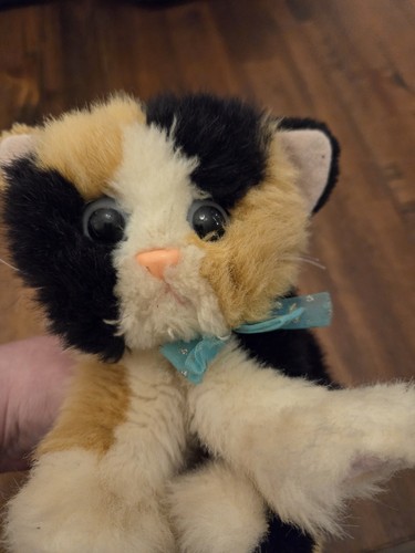 2000 KITTY KITTY KITTENS Calico Cat~Patches~Purring Rattle Noise *Vintage* - Picture 2 of 5
