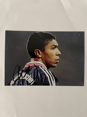 Giovanne Elber Signiert Foto 10x15 cm Original Autogramm FC Bayern München FCB