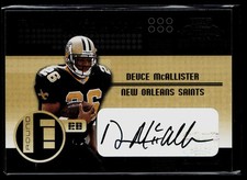 2001 PLAYOFF CONTENDERS DEUCE MCALLISTER / MICHAEL BENNETT ROUND NUMBERS AUTO