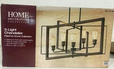 Home Decorators Palermo Grove Collection 5-Light Gilded Iron Chandelier New