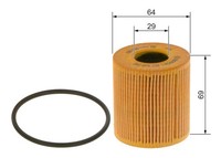 Bosch ÖLfilter 1 457 429 249 Filtereinsatz FüR Ford Peugeot CitroËN 207 206 307
