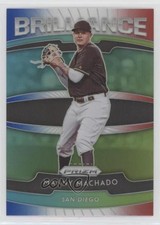 2020 Panini Prizm Brilliance Red White & Blue Prizm Manny Machado #B-9 9o3