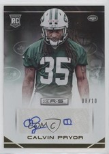 2014 Panini Rookies & Stars 8/10 Calvin Pryor #117 Auto 6er