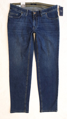 EUREX by BRAX Luke Jeans Power Flex Straight W 38 L34 dunkelblau NEU